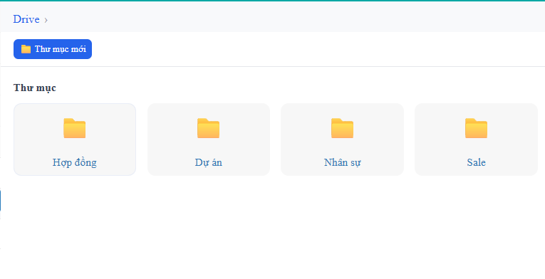 Website mẫu quản lý file online